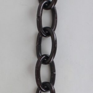 BRONZE PLATED STEEL OVAL 1/4IN. THICK CHAIN